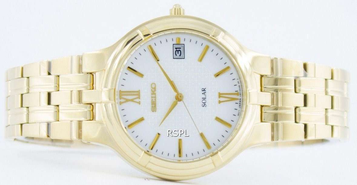 Seiko Solar SNE030 SNE030P1 SNE030P Men's Watch