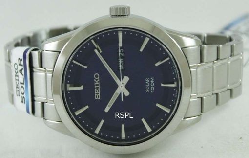 Seiko Solar Powered 100M SNE361P1 SNE361P SNE361 Mens Watch