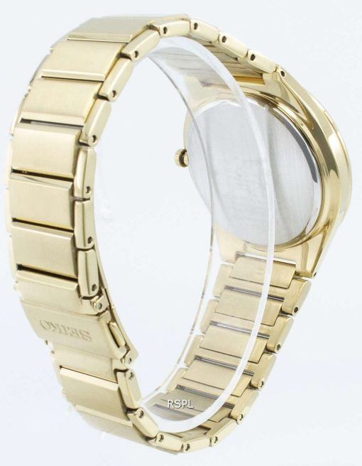 Seiko Solar SNE384 SNE384P9 SNE384P Diamond Accents Men's Watch