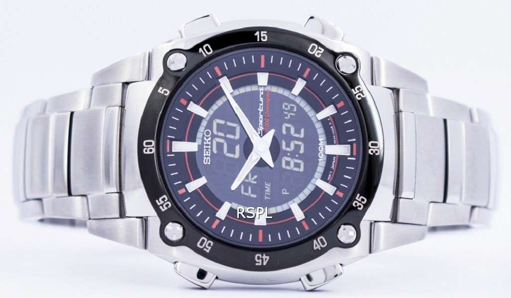 Seiko Sportura Chronograph SNJ019 SNJ019P1 SNJ019P Men's Watch