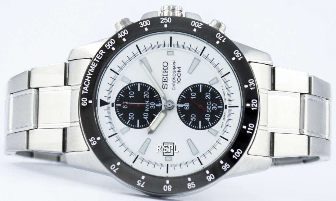 Seiko Chronograph Quartz Tachymeter SNN187 SNN187P1 SNN187P Men's Watch