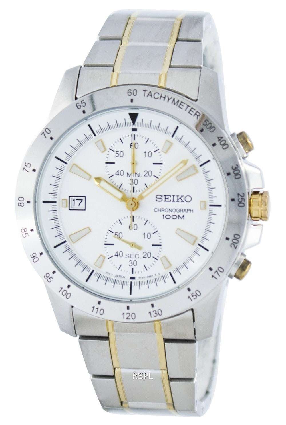 Seiko Chronograph Quartz Tachymeter SNN189 SNN189P1 SNN189P Men's Watch