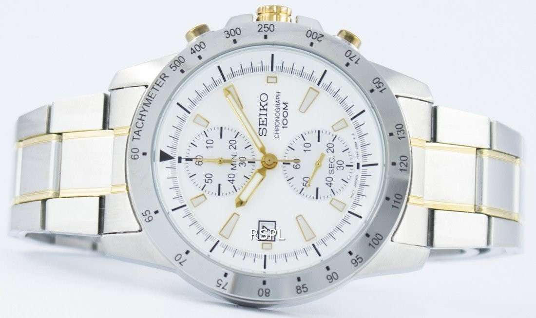 Seiko Chronograph Quartz Tachymeter SNN189 SNN189P1 SNN189P Men's Watch