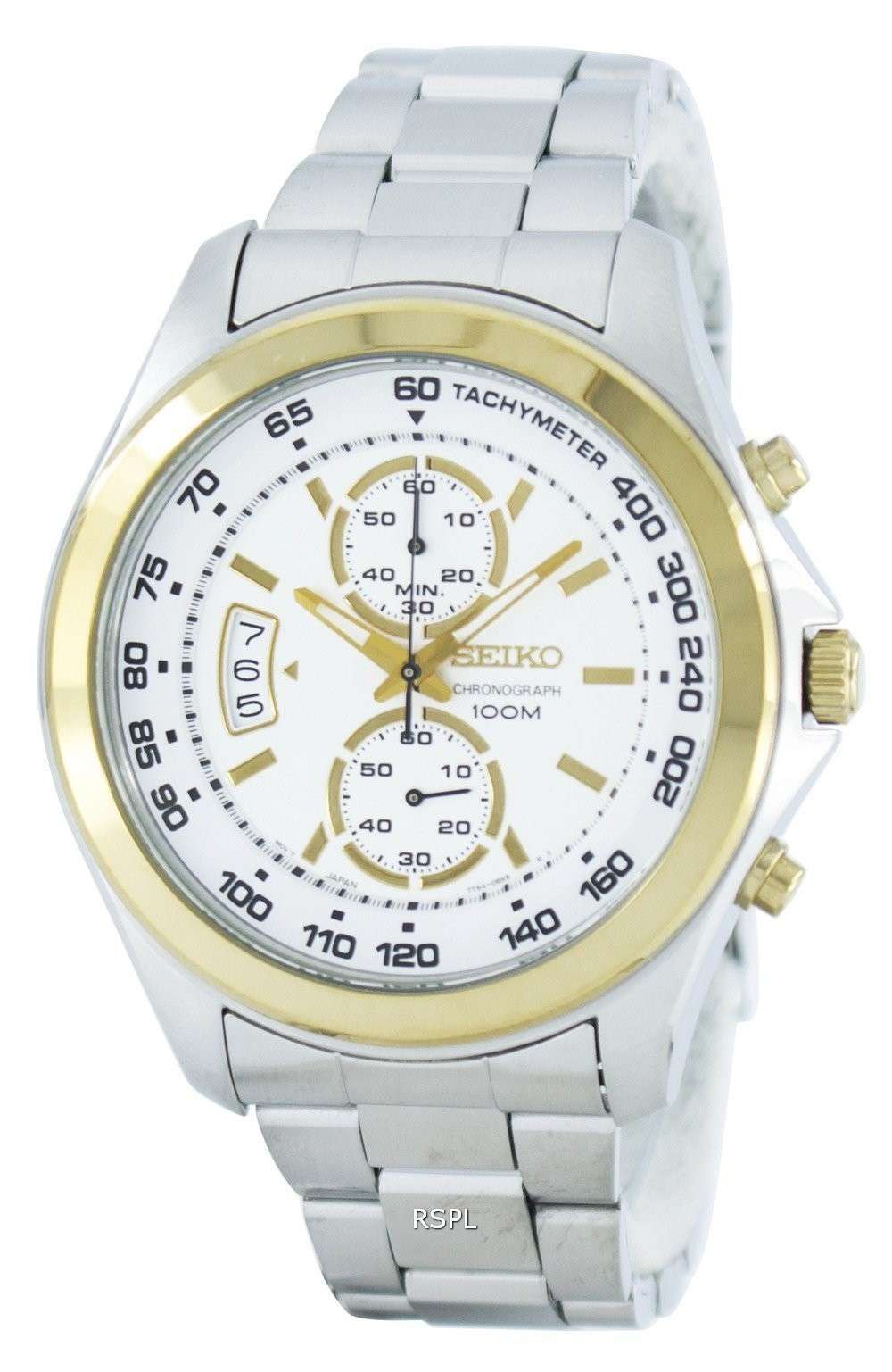 Seiko Chronograph Quartz Tachymeter SNN256 SNN256P1 SNN256P Men's Watch