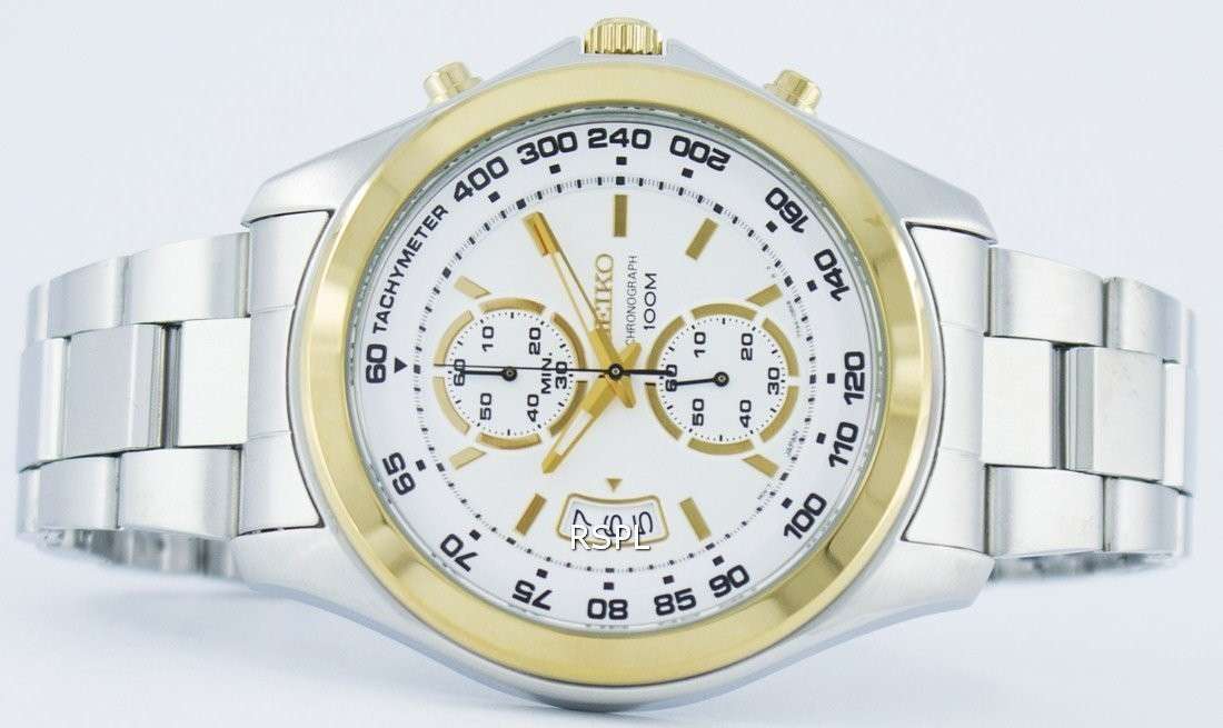 Seiko Chronograph Quartz Tachymeter SNN256 SNN256P1 SNN256P Men's Watch