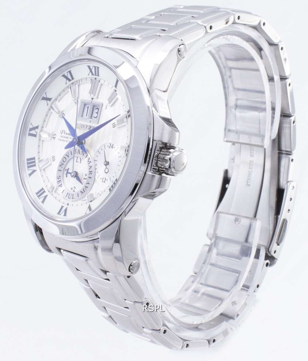 Seiko Premier Kinetic Perpetual SNP091 SNP091P1 SNP091P Men's Watch