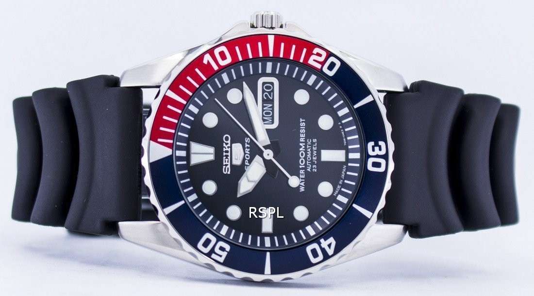 Seiko 5 Sports Automatic 23 Jewels Japan Made SNZF15J2 Men s Watch Zetamarket