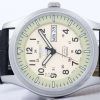 Seiko 5 Sports Military Automatic Japan Made Ratio Black Leather SNZG07J1-LS6 Men's Watch