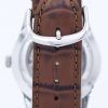 Seiko 5 Sports Military Automatic Japan Made Ratio Brown Leather SNZG07J1-LS7 Men's Watch