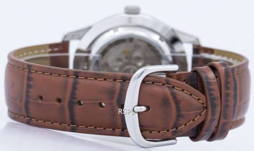 Seiko 5 Sports Military Automatic Japan Made Ratio Brown Leather SNZG07J1-LS7 Men's Watch