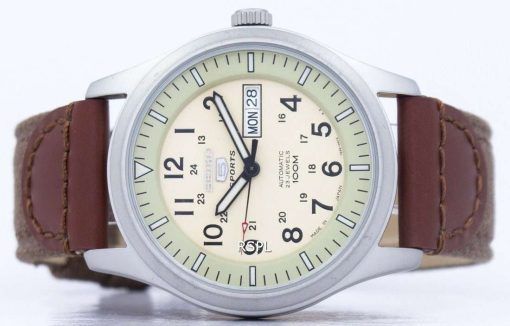 Seiko 5 Sports Military Automatic Japan Made Canvas Strap SNZG07J1-NS1 Men's Watch