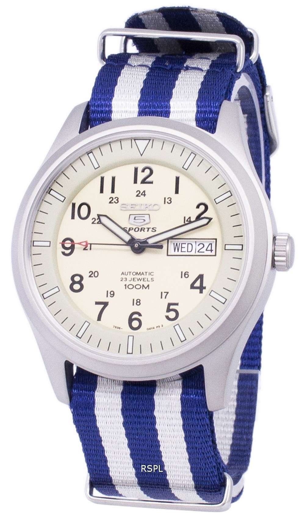 Seiko 5 Sports Automatic Nato Strap SNZG07K1-NATO2 Men's Watch - Zetamarket