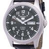 Seiko 5 Sports Automatic Japan Made Ratio Black Leather SNZG09J1-LS6 Men's Watch