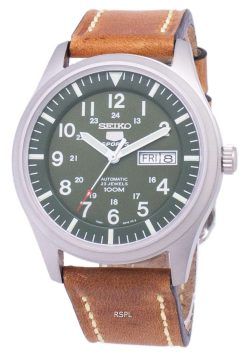 Seiko 5 Sports SNZG09K1-LS17 Automatic Brown Leather Strap Men's Watch