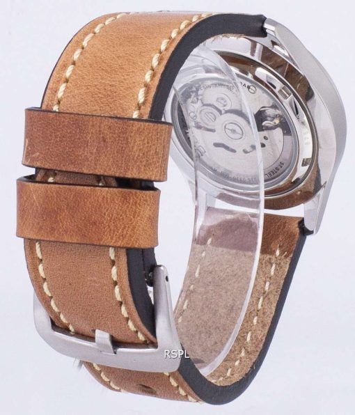 Seiko 5 Sports SNZG09K1-LS17 Automatic Brown Leather Strap Men's Watch