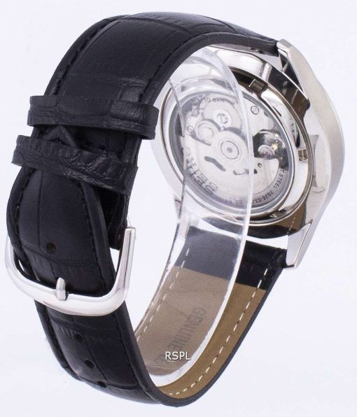 Seiko 5 Sports Automatic Ratio Black Leather SNZG09K1-LS6 Men's Watch