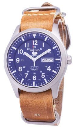 Seiko 5 Sports SNZG11J1-LS18 Automatic Brown Leather Strap Men's Watch