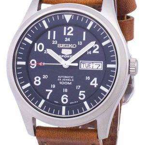 Seiko 5 Sports Automatic Ratio Brown Leather SNZG11K1-LS9 Men's Watch