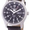 Seiko 5 Sports Automatic Ratio Dark Brown Leather SNZG15K1-LS11 Men's Watch