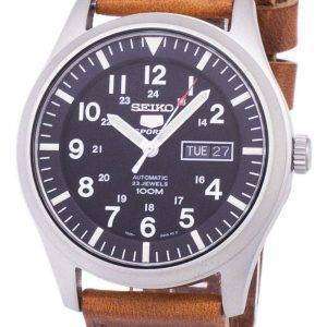 Seiko 5 Sports Automatic Ratio Brown Leather SNZG15K1-LS9 Men's Watch