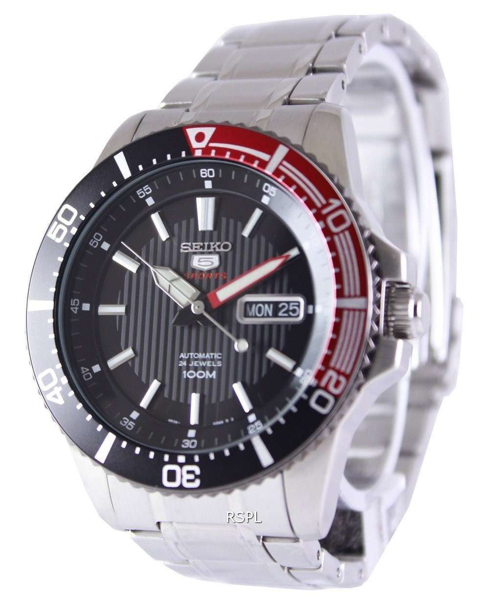 Seiko 5 Sports Automatic 24 Jewels 100M SRP557K1 SRP557K Men s Watch Zetamarket
