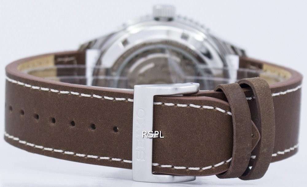 【送料無料・並行輸入】SEIKO SRPB59J1 Stainless Case Men Mechanical Watch Scrub Leath　ホワイト Seiko Prospex Automatic Black Dial Silver Stainless Steel, Case Silver-Black