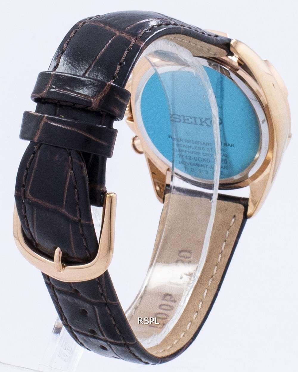 Seiko Chronograph Quartz Diamond Accent SRW784 SRW784P1 SRW784P Women's Watch