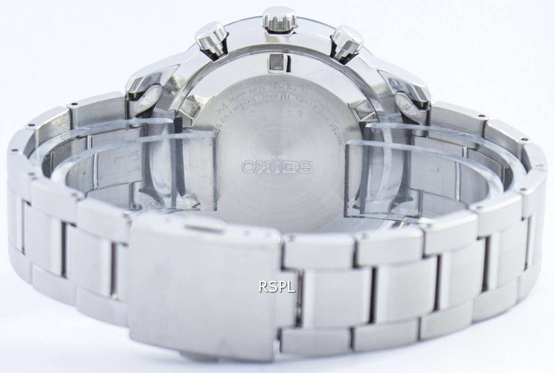 Seiko Sports Chronograph Quartz Tachymeter SSB207 SSB207P1 SSB207P Men's Watch