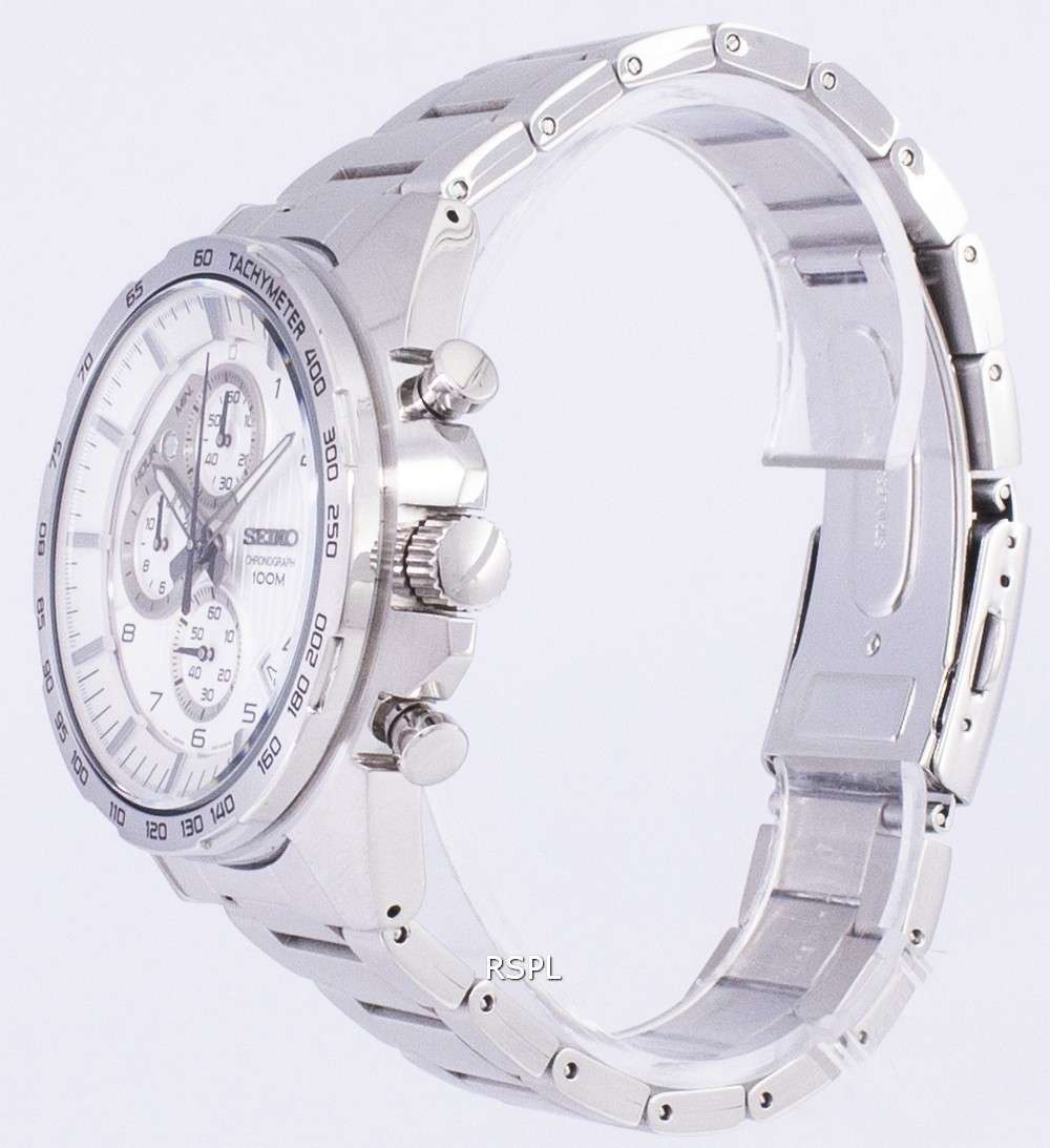 Seiko Chronograph Tachymeter Quartz SSB317 SSB317P1 SSB317P Men's Watch