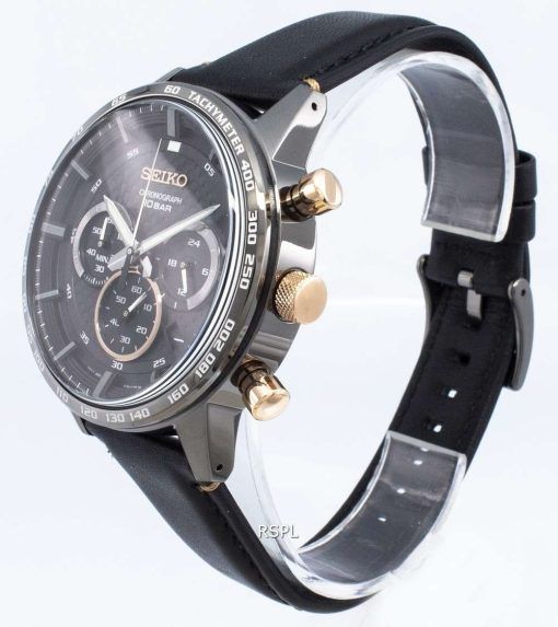 Seiko Chronograph SSB361P SSB361P1 SSB361 Tachymeter Quartz Men's Watch