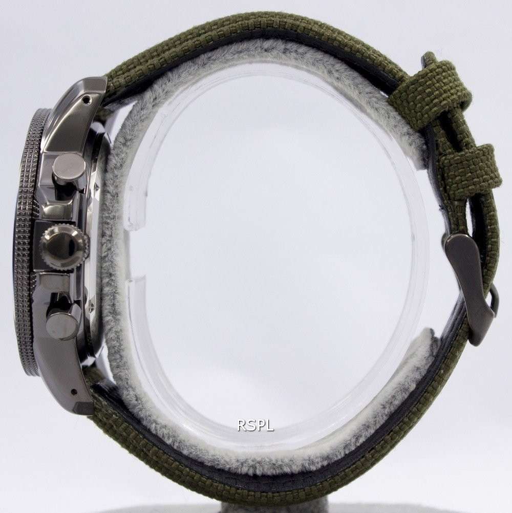 Seiko Prospex Solar Military Alarm Chronograph SSC295P1 SSC295P Mens Watch