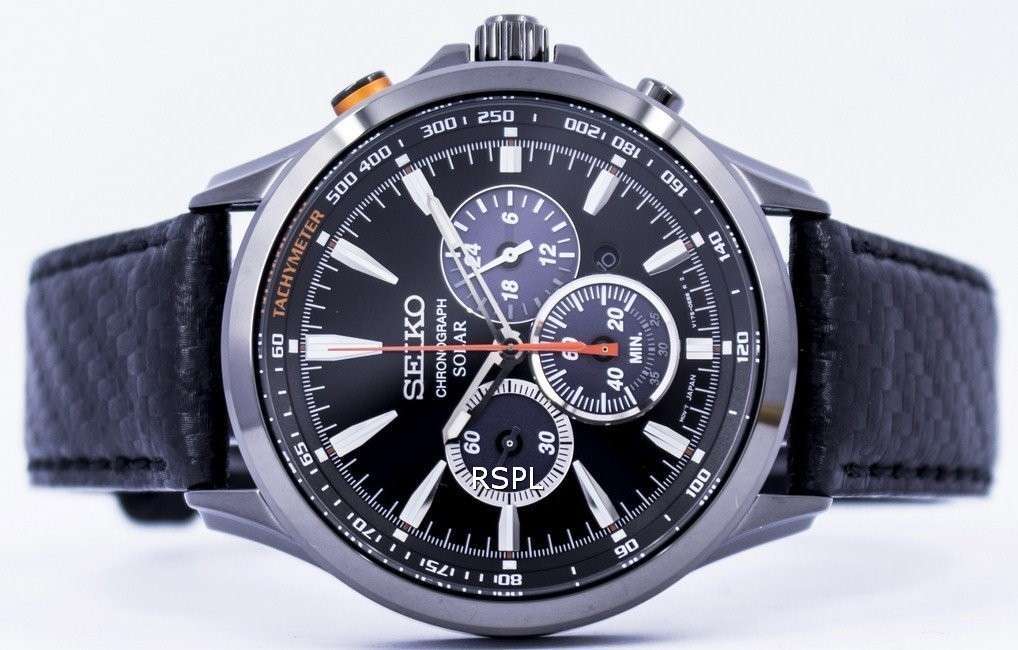 Seiko Solar Chronograph Tachymeter SSC499 SSC499P1 SSC499P Mens Watch Zetamarket
