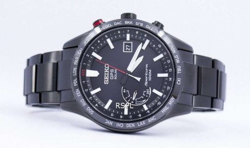 Seiko Sportura GPS Solar World Time Japan Made SSF005 SSF005J1 SSF005J Mens Watch