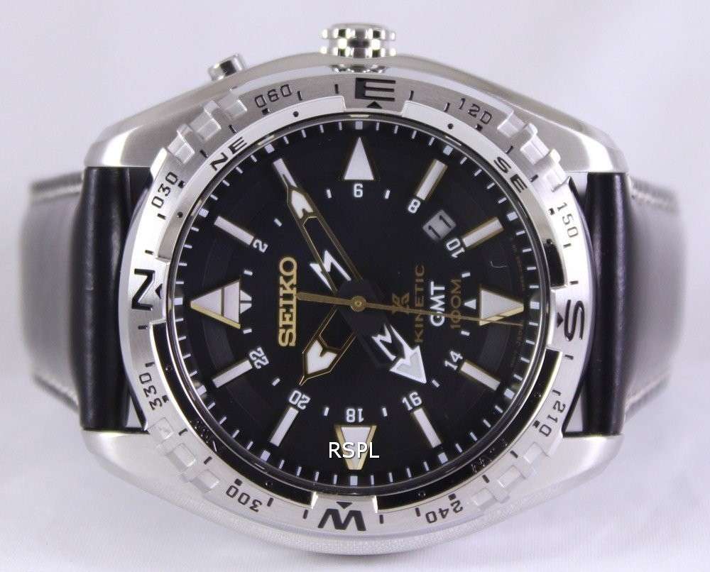 Seiko Prospex Land Kinetic GMT 100M SUN053P1 SUN053P Mens Watch