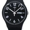 Swatch Originals Backup Black Quartz SUOB715 Unisex Watch