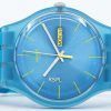 Swatch Originals Turquoise Rebel Quartz SUOL700 Unisex Watch