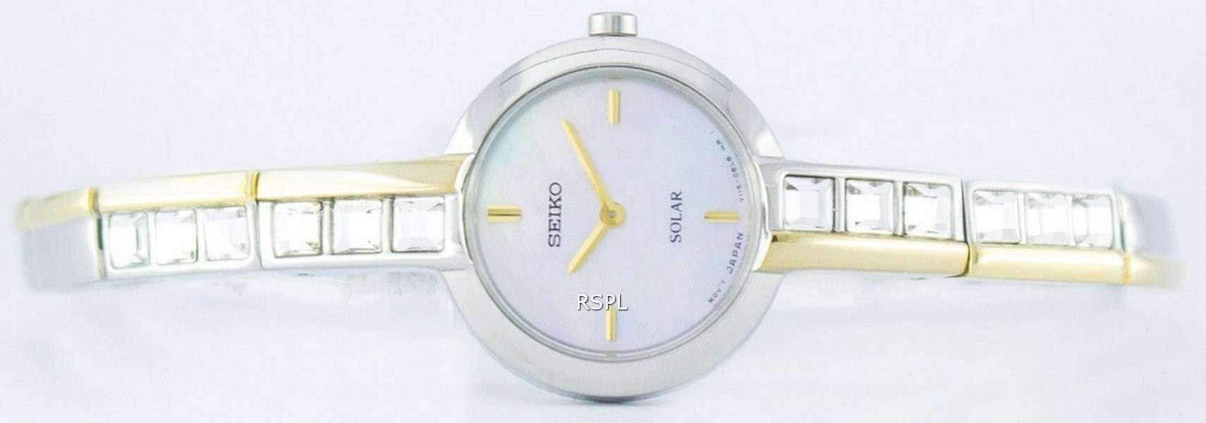 Seiko Solar Swarovski Crystals SUP192 SUP192P1 SUP192P Women's Watch