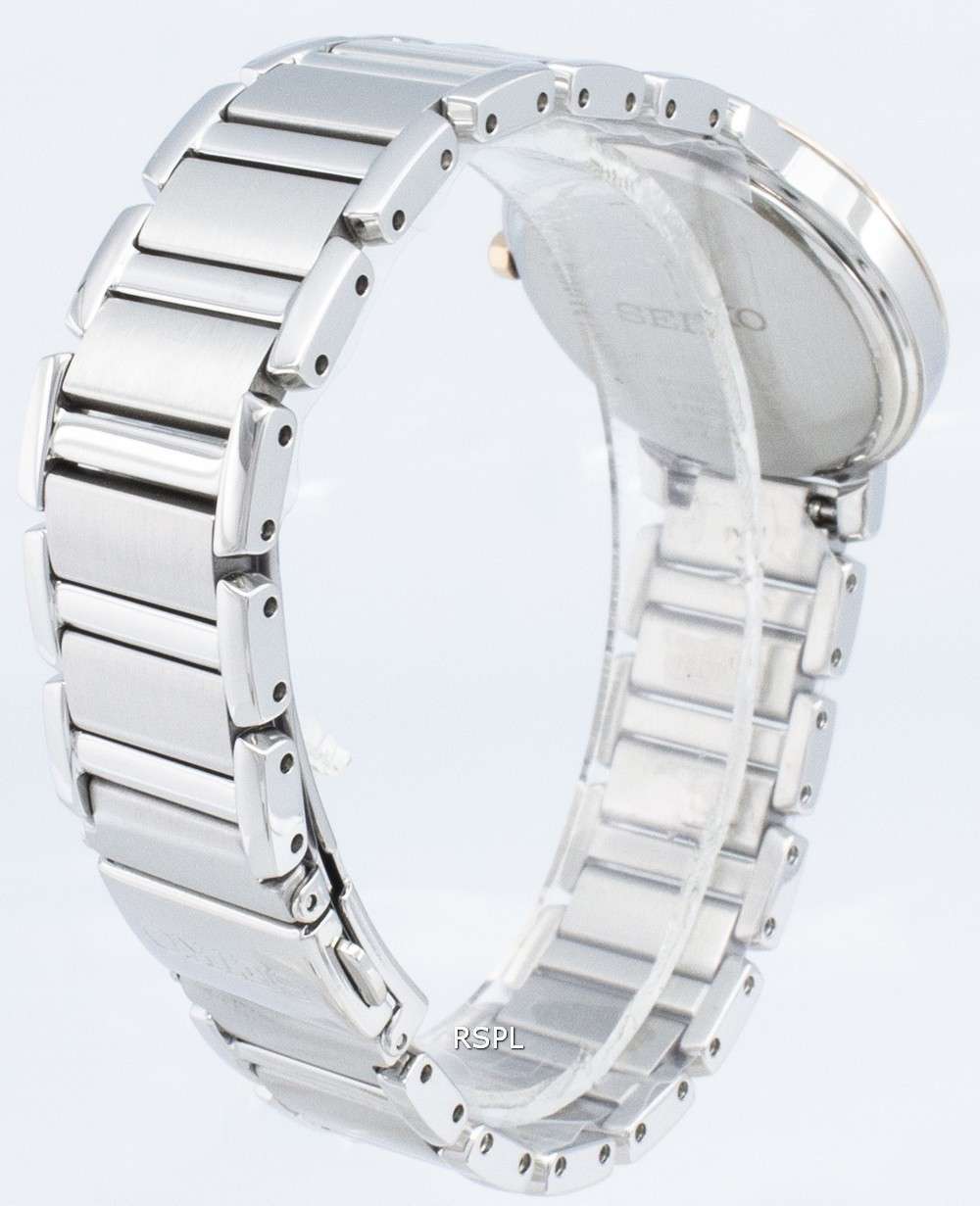 Seiko Conceptual SUP432P SUP432P1 SUP432 Diamond Accents Solar Women's Watch