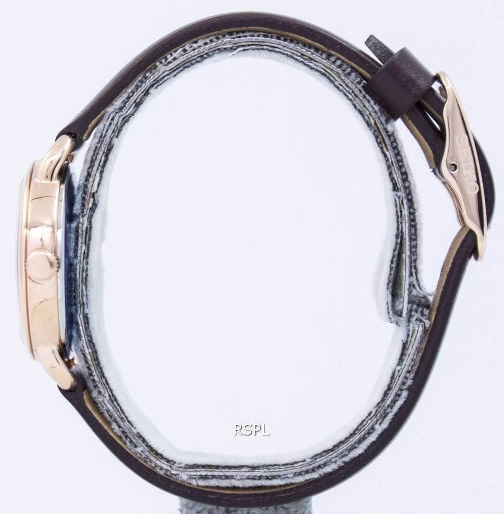 Seiko Analog Quartz Diamond Accent SUR698P2 Women's Watch