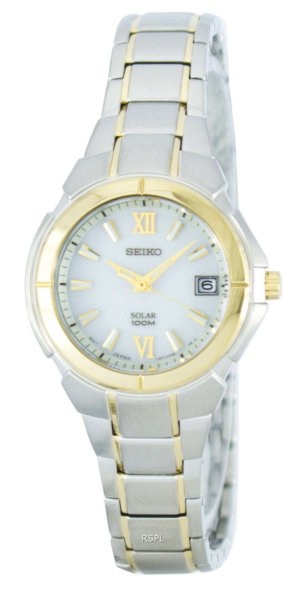 Seiko Solar 100M SUT022 SUT022P1 SUT022P Women's Watch