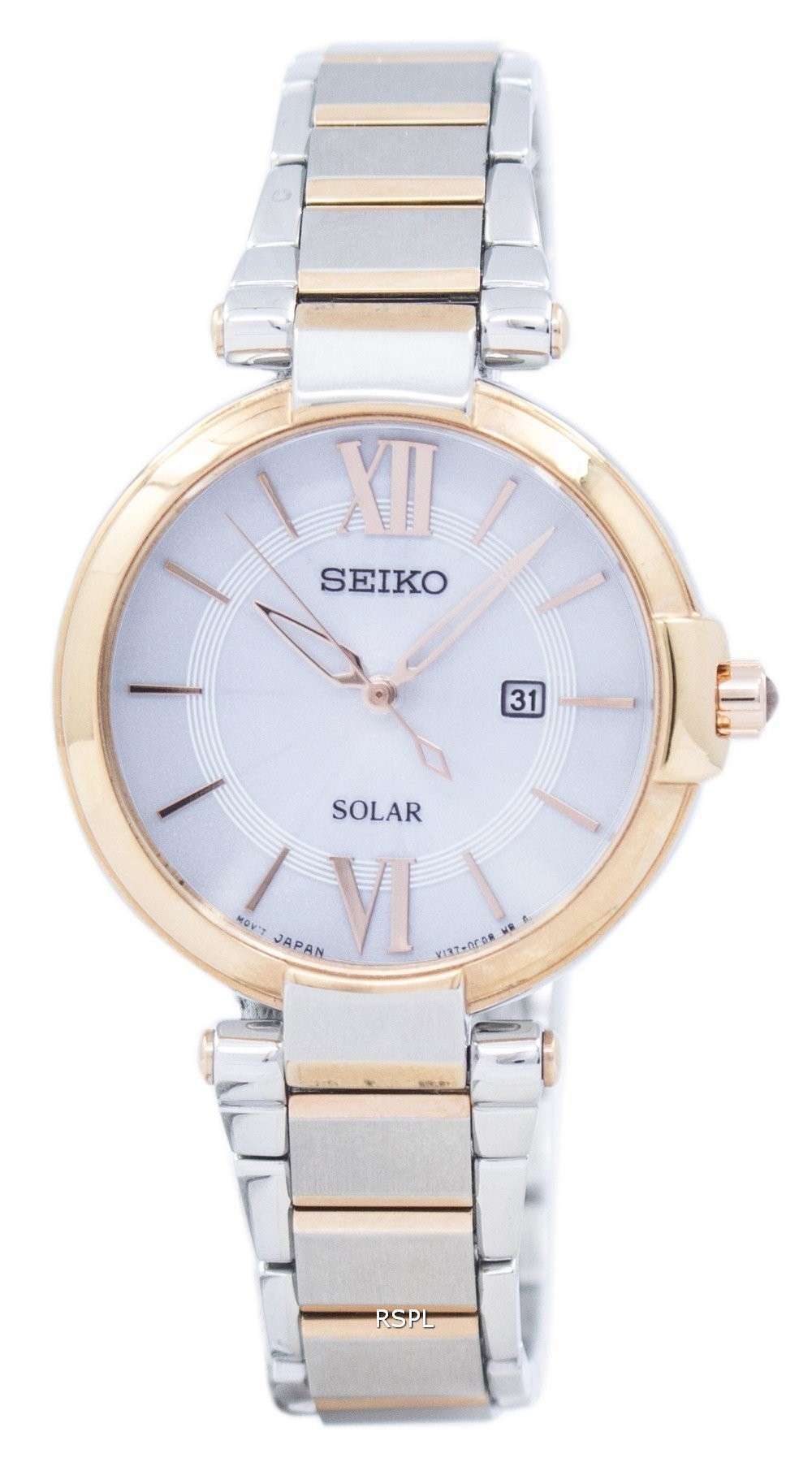 Seiko Solar SUT156 SUT156P1 SUT156P Women's Watch