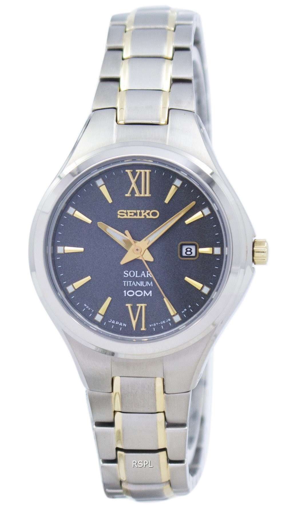 Seiko Titanium Solar SUT275 SUT275P1 SUT275P Women's Watch