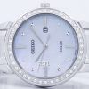 Seiko Solar Diamond Accent SUT327 SUT327P1 SUT327P Women's Watch