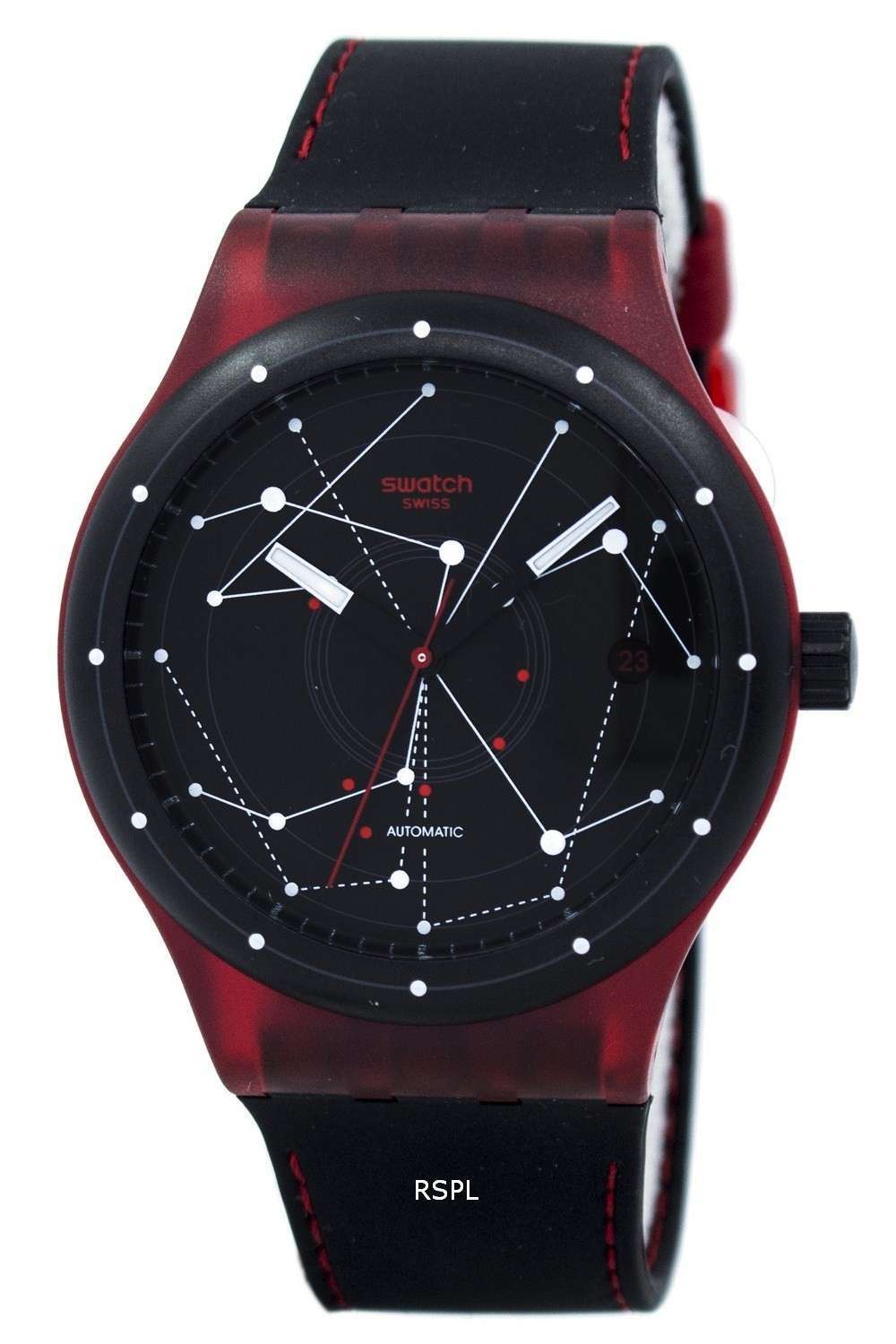 Swatch Originals Sistem Red Automatic SUTR400 Unisex Watch