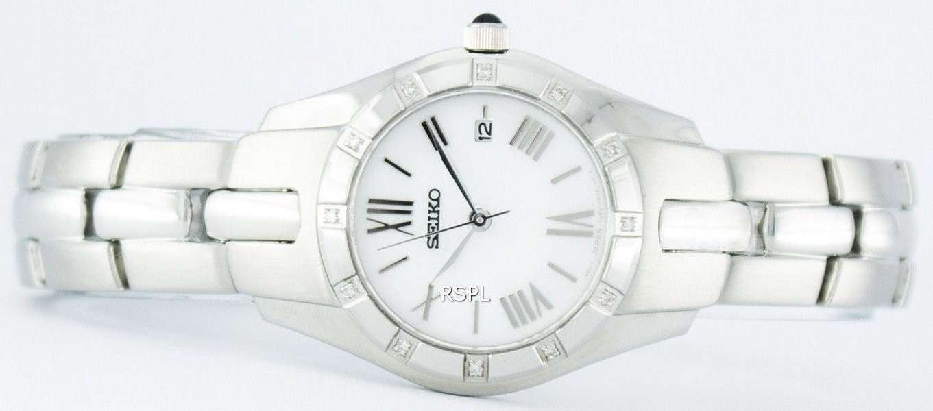Seiko Quartz Diamond Accent SXDB53 SXDB53P1 SXDB53P Women's Watch