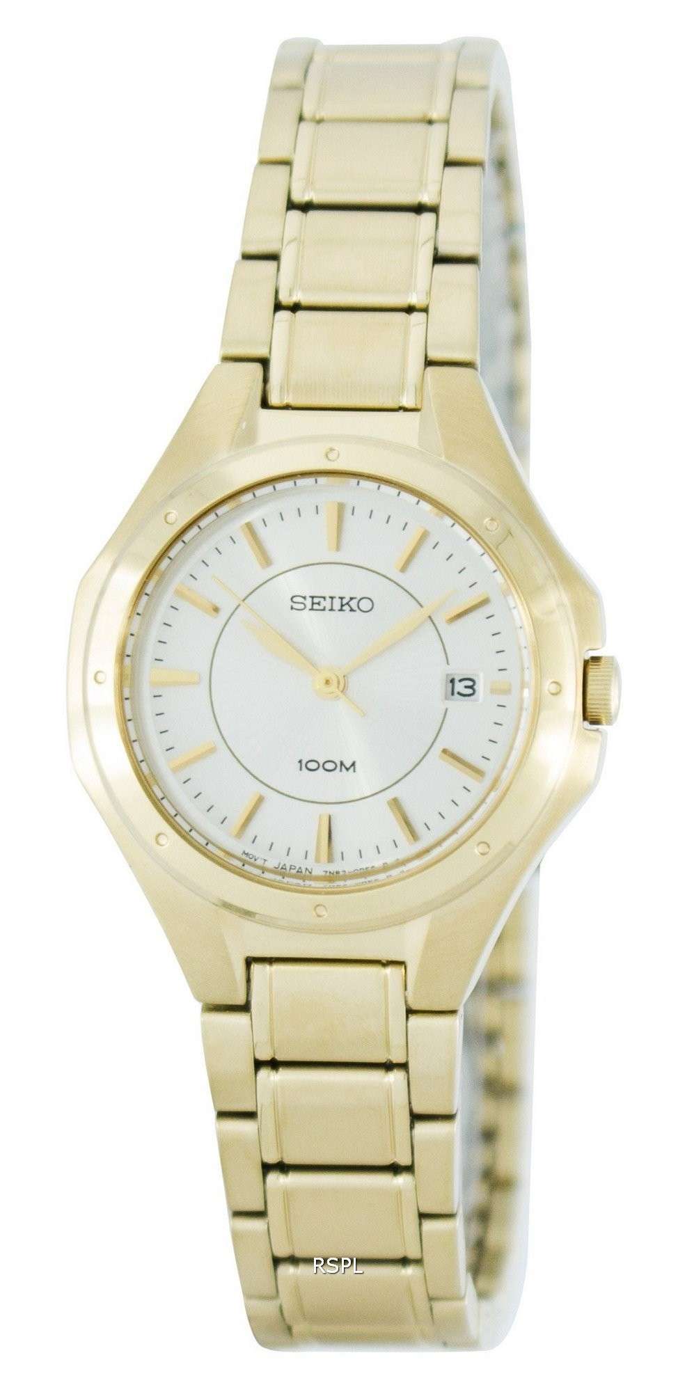 Seiko Quartz 100M SXDE16 SXDE16P1 SXDE16P Women's Watch