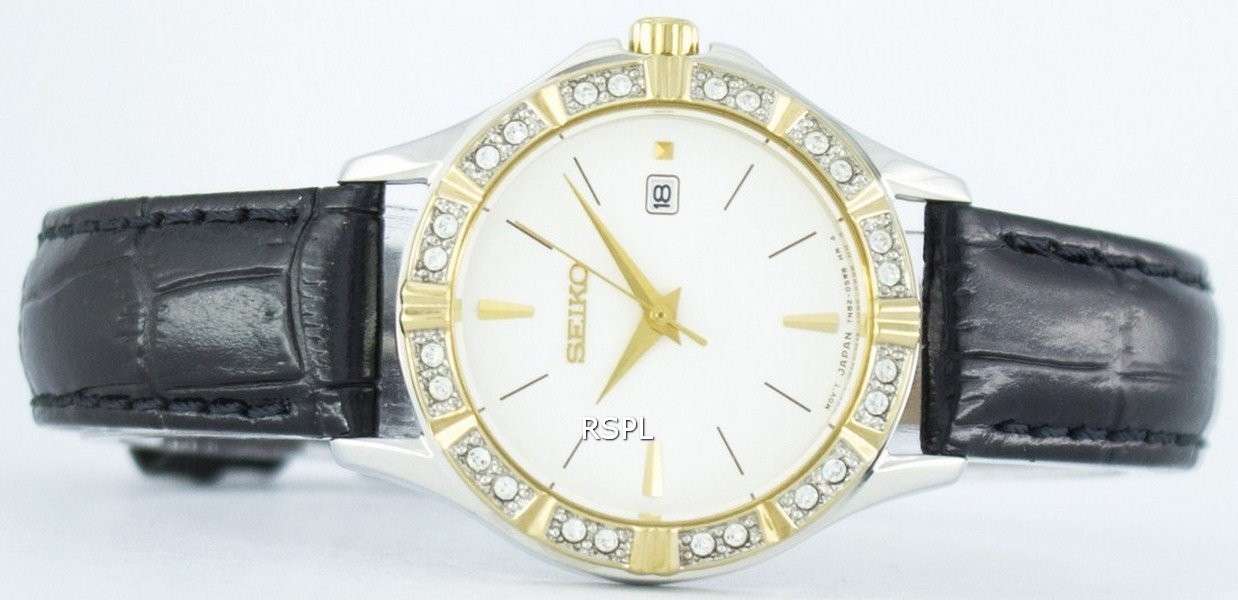 Seiko Quartz Diamond Accent SXDF24 SXDF24P1 SXDF24P Women's Watch