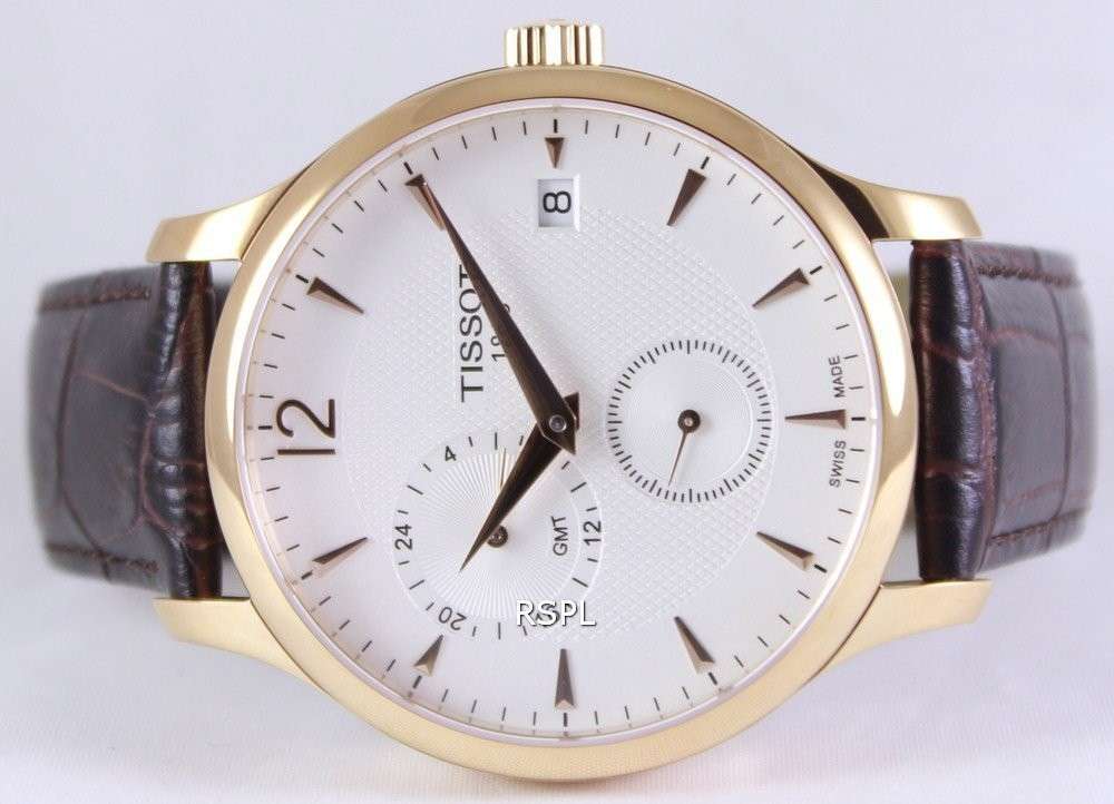 Tissot T-Classic Tradition GMT T063.639.36.037.00 T0636393603700 Men's Watch