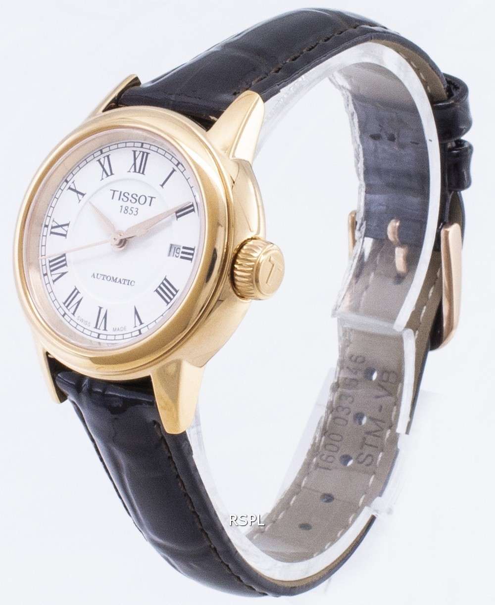 Tissot T-Classic Carson T085.207.36.013.00 T0852073601300 Automatic Analog Women's Watch