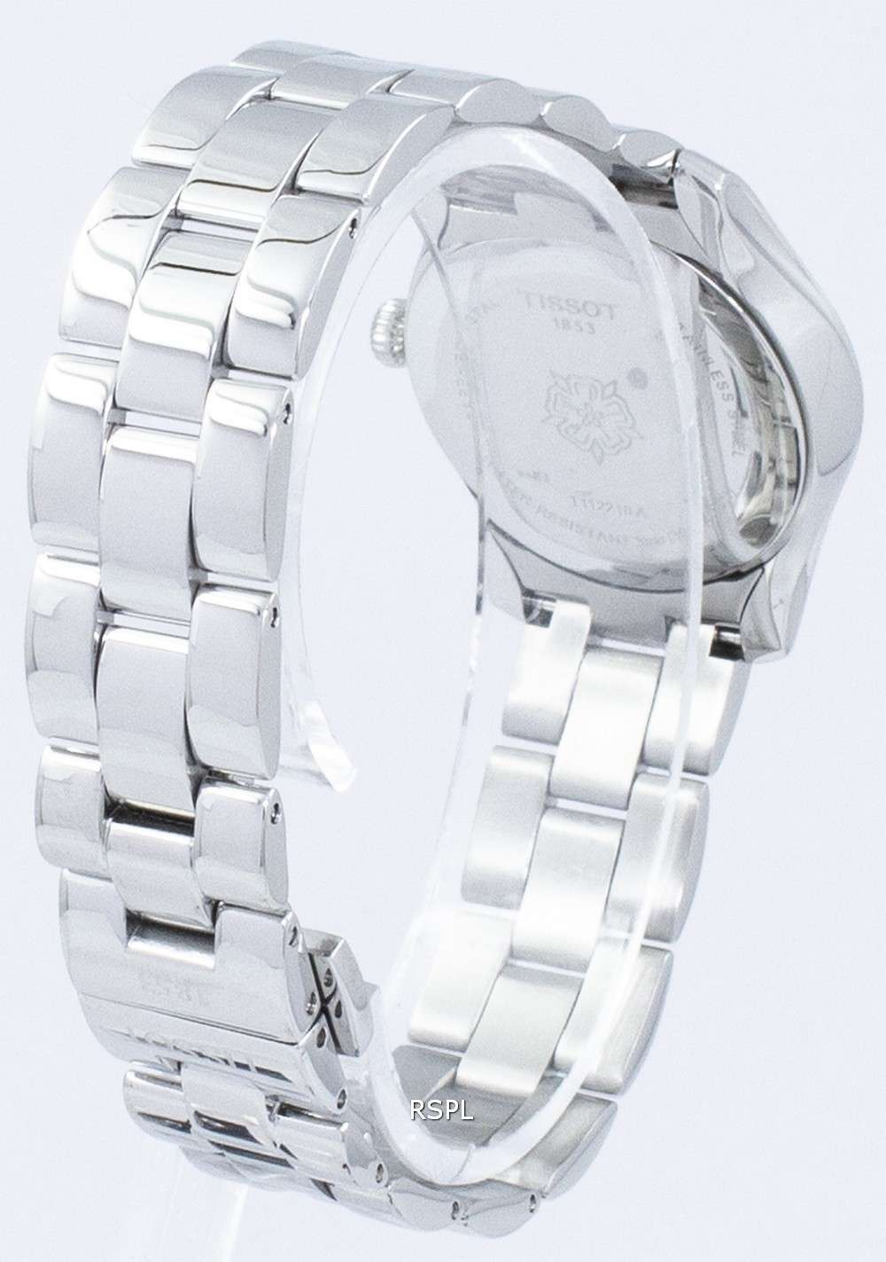 Tissot T-Wave Quartz Diamond Accents T112.210.11.046.00 T1122101104600 Women's Watch